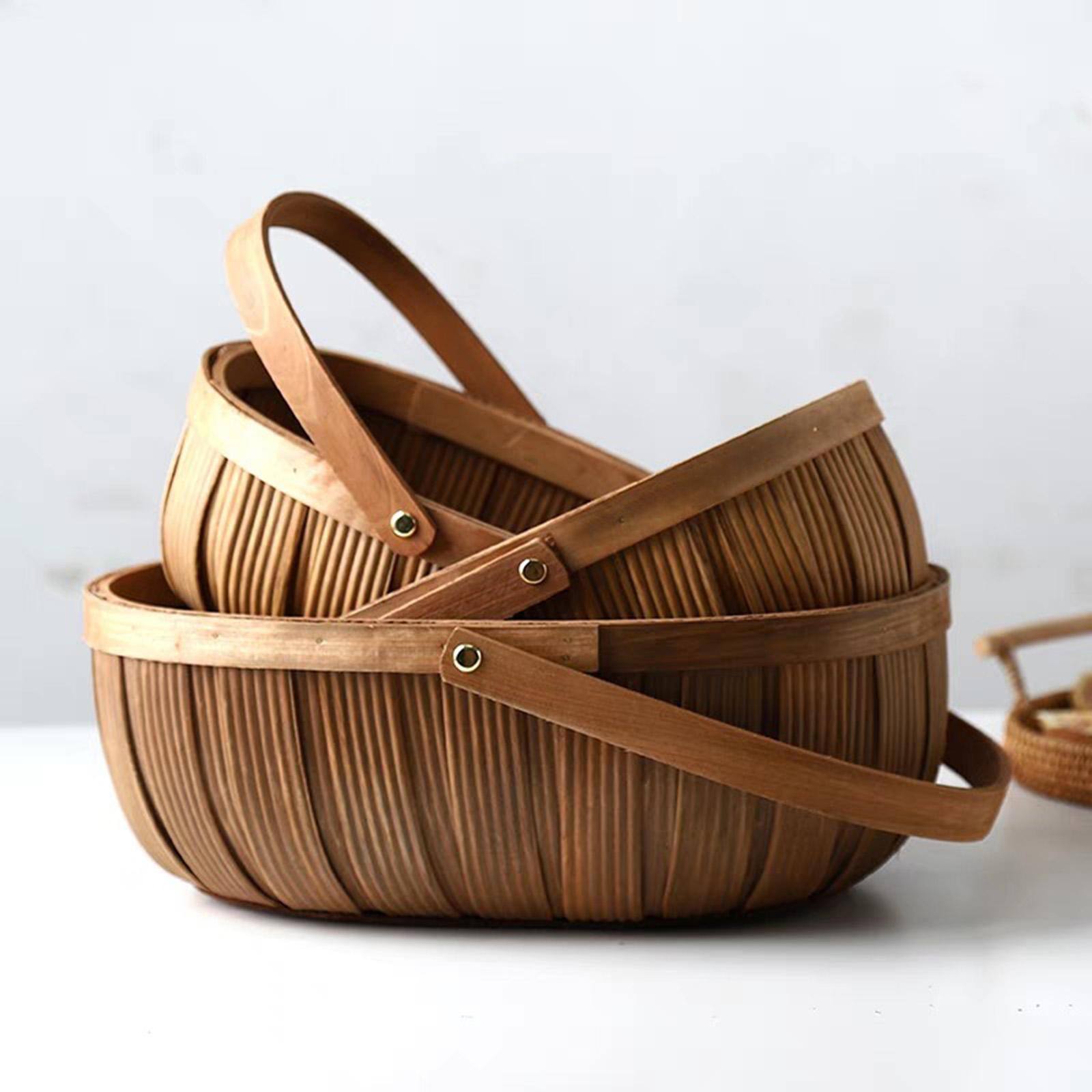 Basket Bag Wicker - Panier de pique-nique en copeaux de
