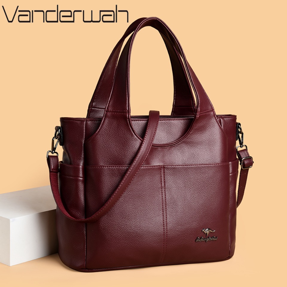 Doctor Bag Leather - Sac fourre-tout en cuir souple, 3