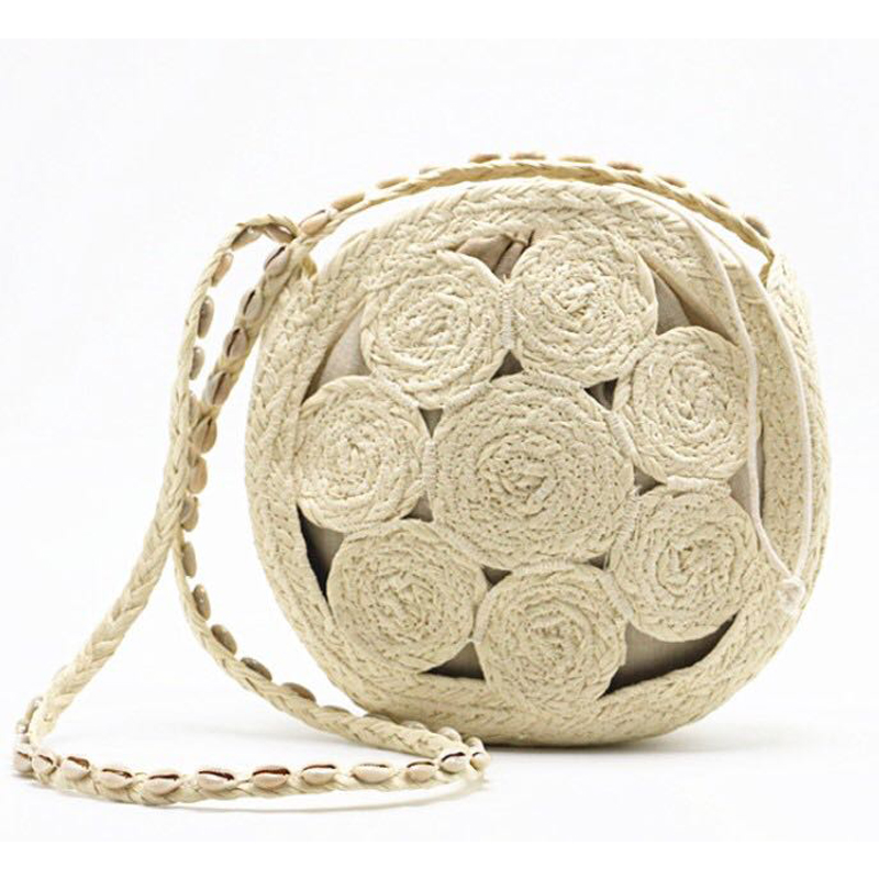 Circle Round Bag - Sac à bandoulière tissé à la