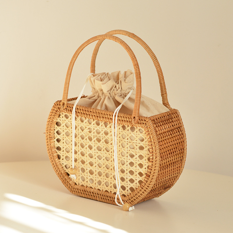 Basket Bag Wicker - Sacs à main en rotin creux