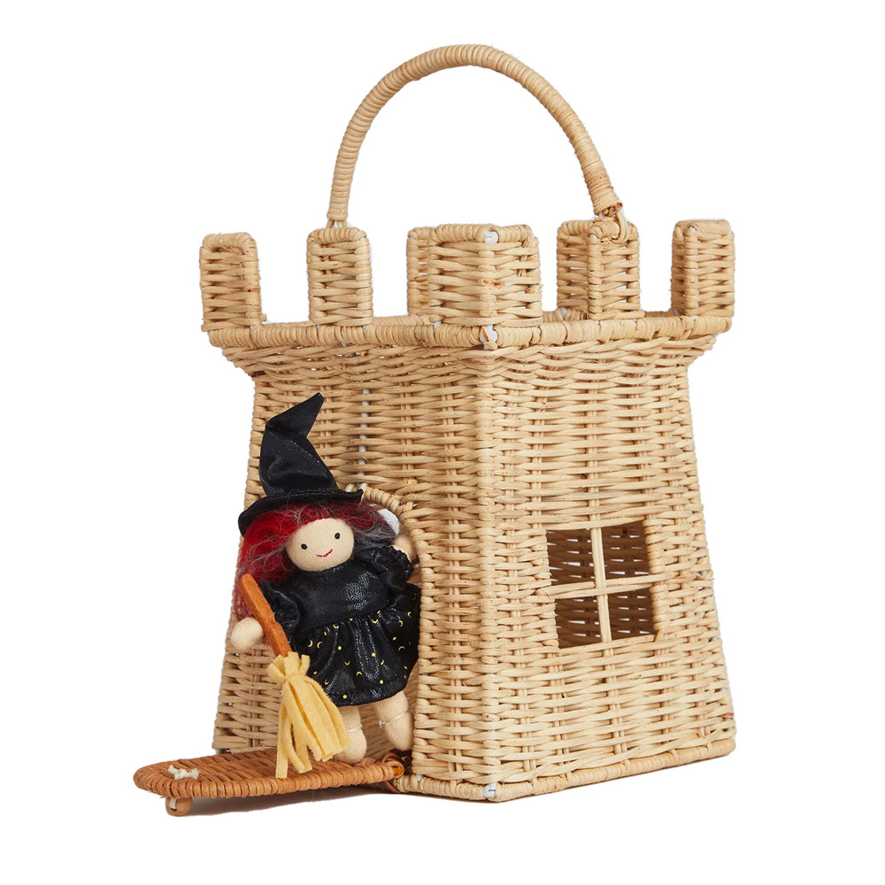 Basket Bag Wicker - Sac à main en rotin tissé