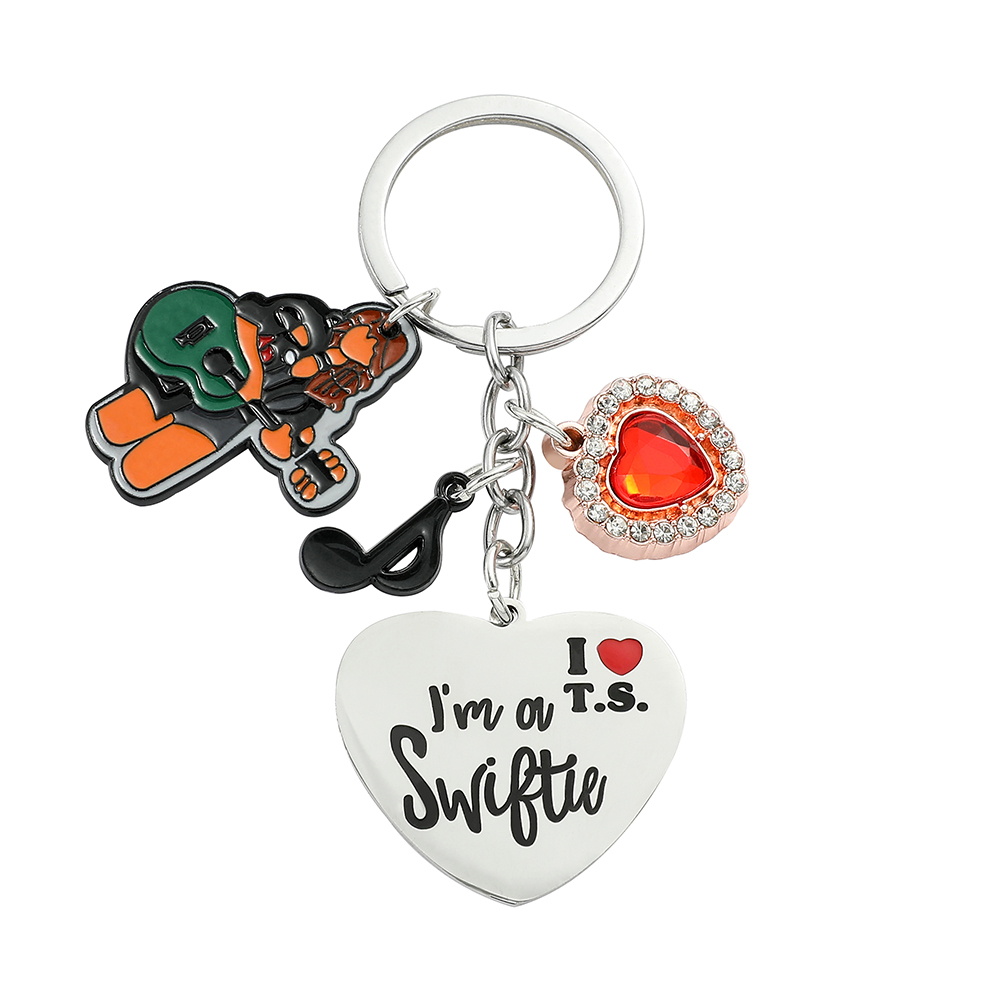 Women Bags Collection - Porte-clés Taylor pour fans, pendentif cœur