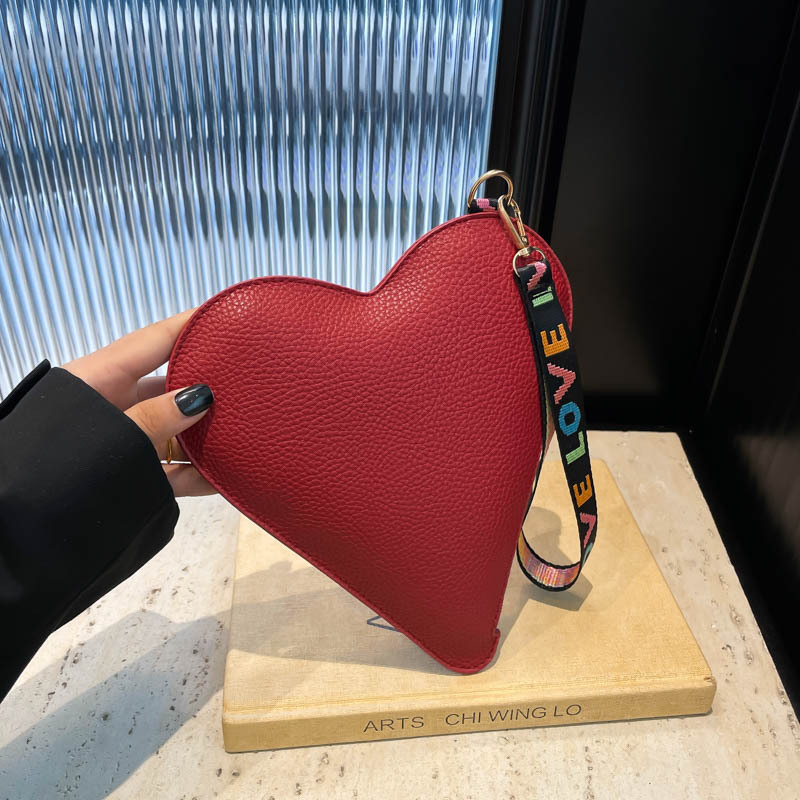 Women Bags Max - Porte-monnaie mignon en forme de cœur,