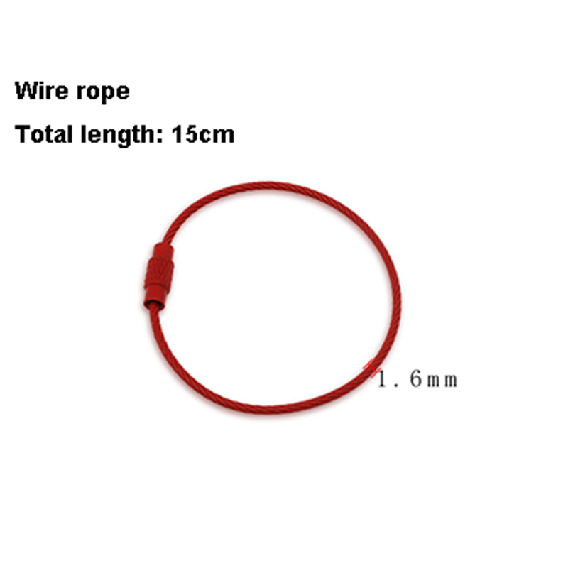 Porte-clés en fil d'acier inox - Circle Round Bag avis et prix
