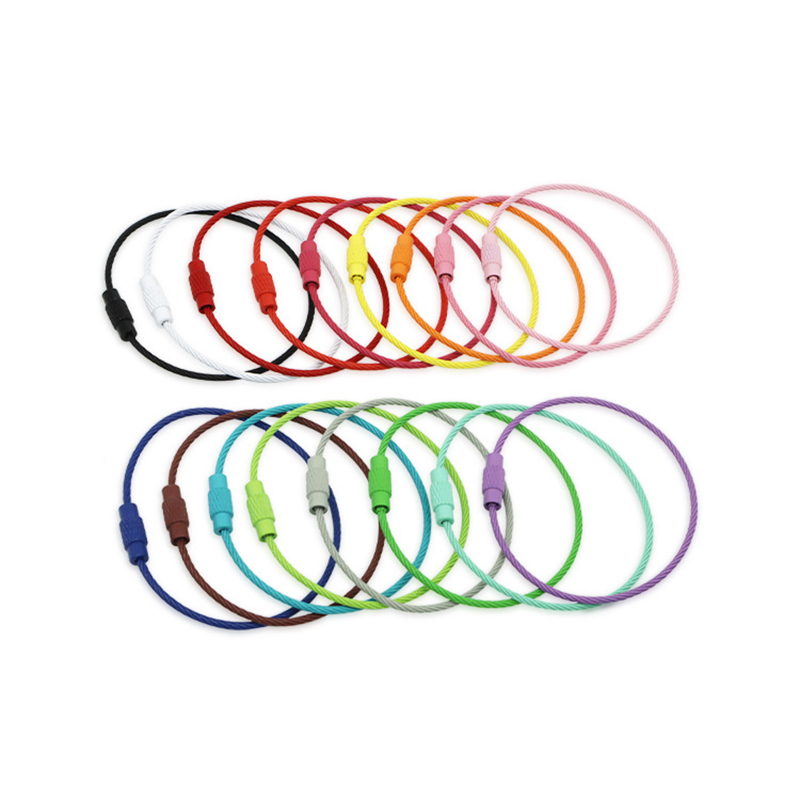 Porte-clés en fil d'acier inox - Circle Round Bag avis et prix