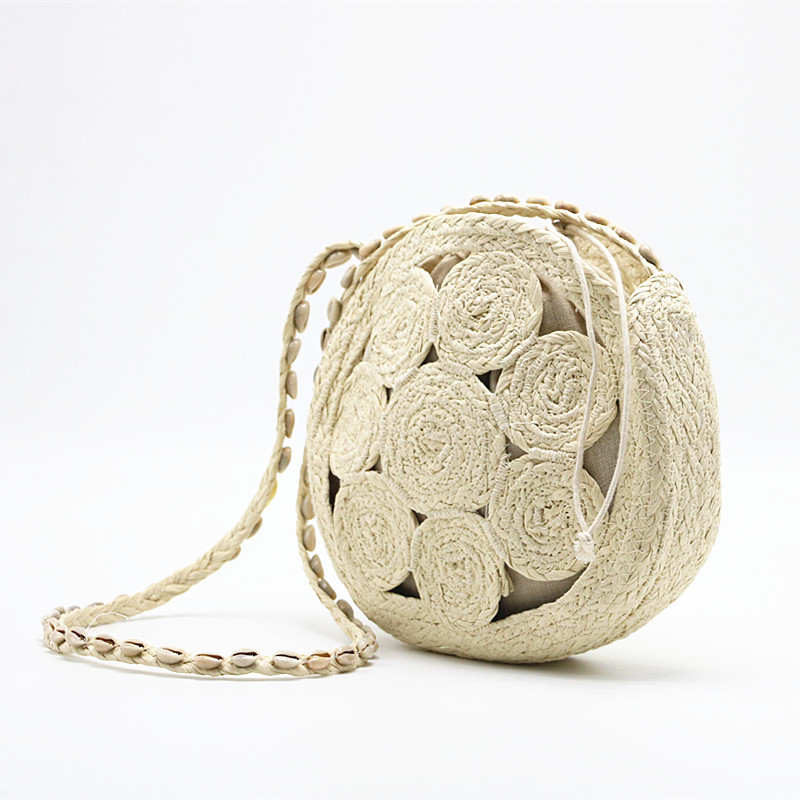 Sac à bandoulière tissé à la m - Circle Round Bag avis et prix