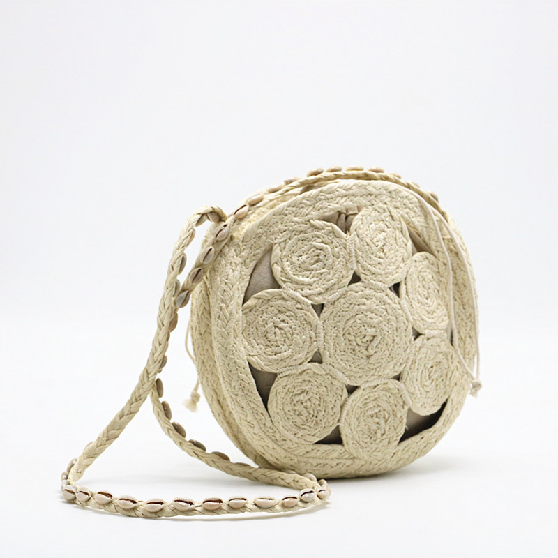 Sac à bandoulière tissé à la m - Circle Round Bag avis et prix