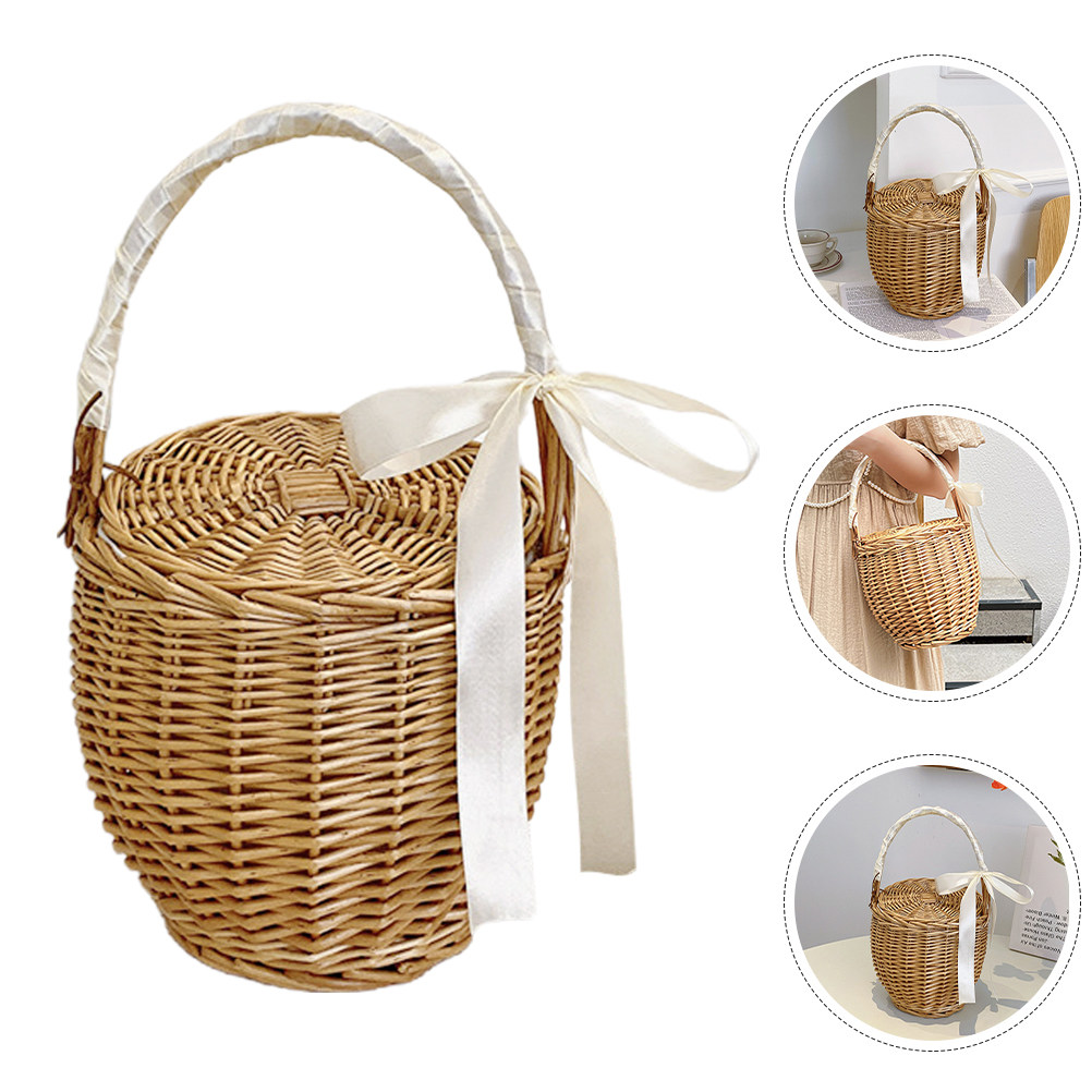 Panier de pique-nique tressé à - Basket Bag Wicker avis et prix