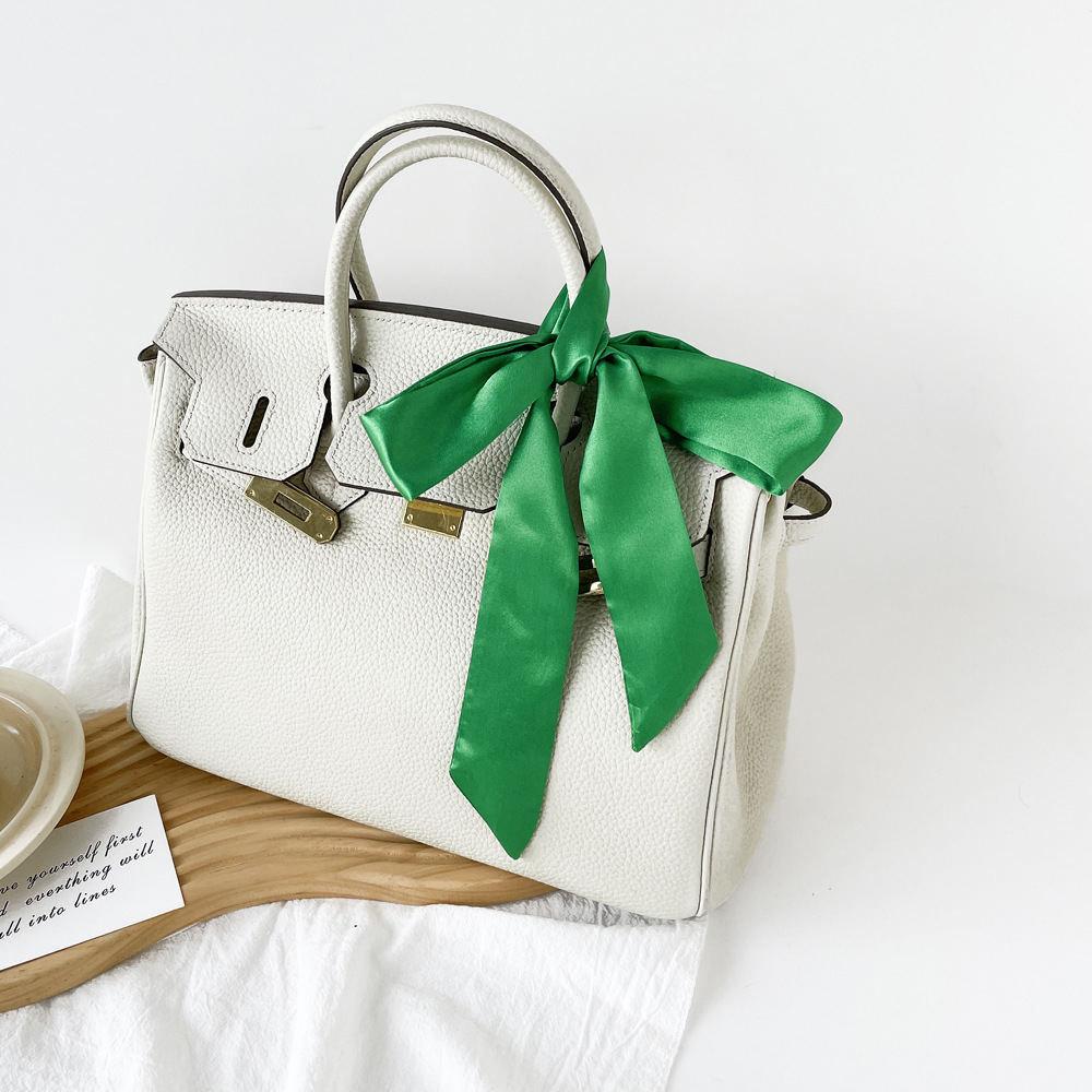 Foulard fin en satin couleur u - Women Bags For Office Use avis et prix