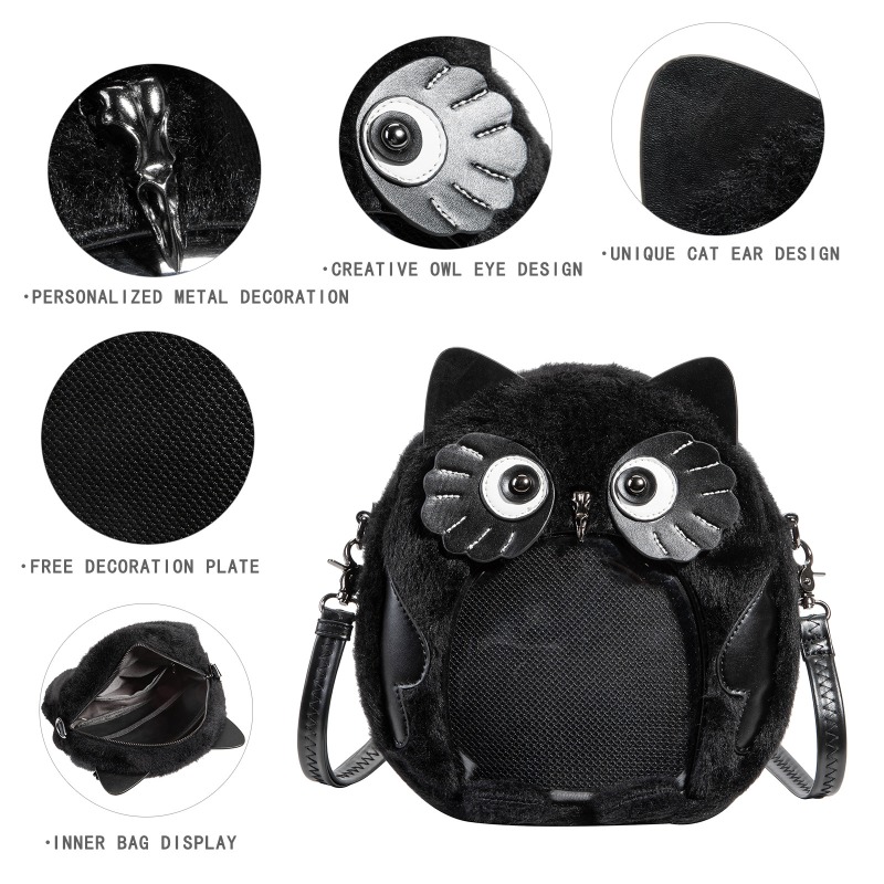 Sac bandoulière Y2K Goth Black - Women Bags Collection avis et prix
