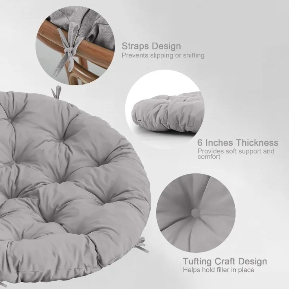 Coussin de siège rond, coussin - Basket Bag Wicker avis et prix