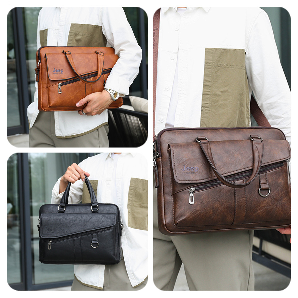 JEEP BULUO hommes porte-docume - Doctor Bag Leather avis et prix