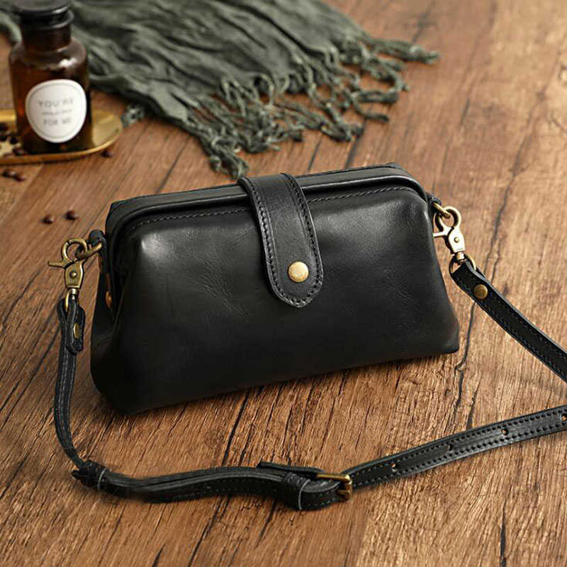 Sac à bandoulière en cuir véri - Doctor Bag Leather avis et prix