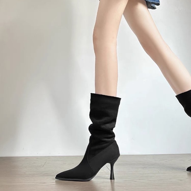 Bottes modernes mi-mollet en d - Women Bags Sale avis et prix
