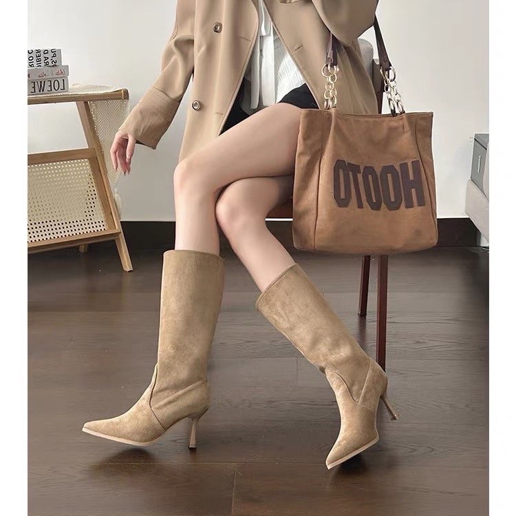 Bottes modernes mi-mollet en d - Women Bags Sale avis et prix