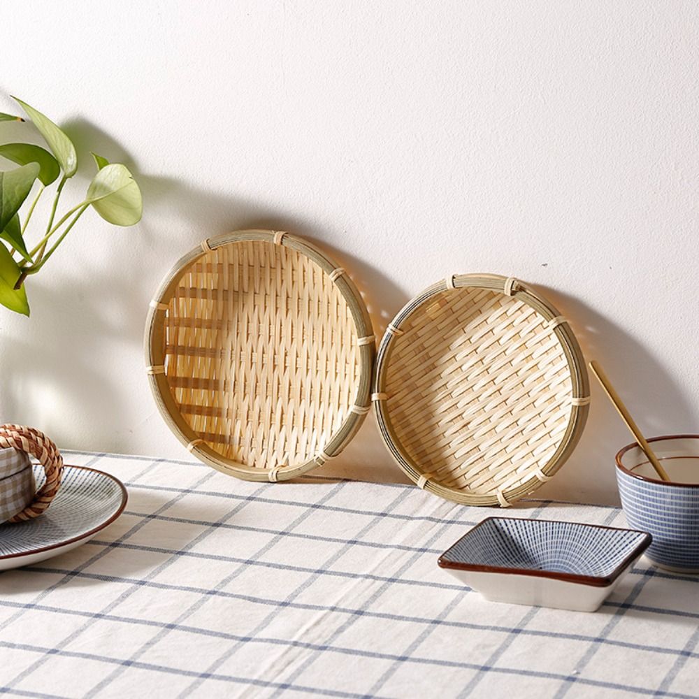 Plateau en bambou tissé à la m - Basket Bag Wicker avis et prix