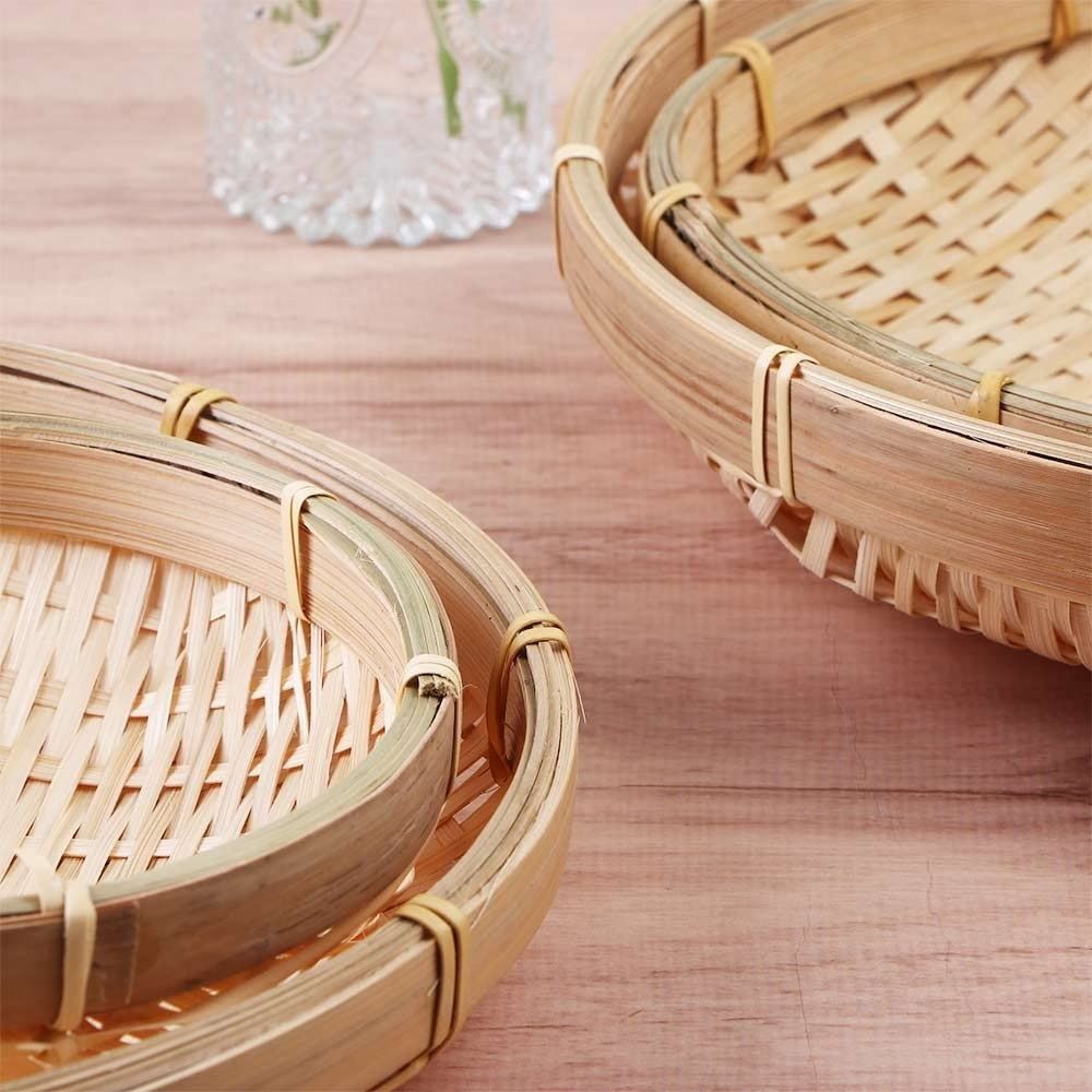 Plateau en bambou tissé à la m - Basket Bag Wicker avis et prix