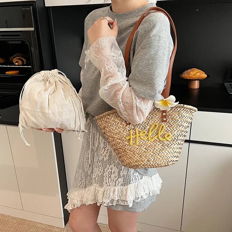 Sacs panier tissés en osier po - Basket Bag Wicker avis et prix