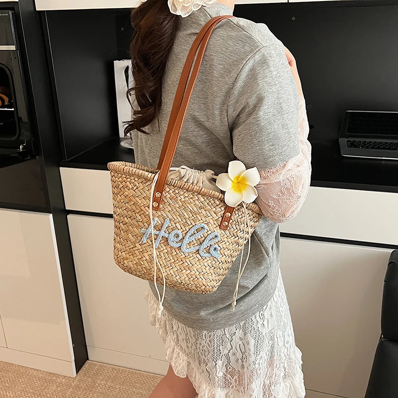 Sacs panier tissés en osier po - Basket Bag Wicker avis et prix