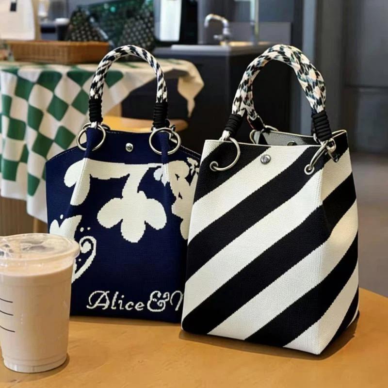 Sac cabas en tricot pour femme - Women Bags Sale avis et prix
